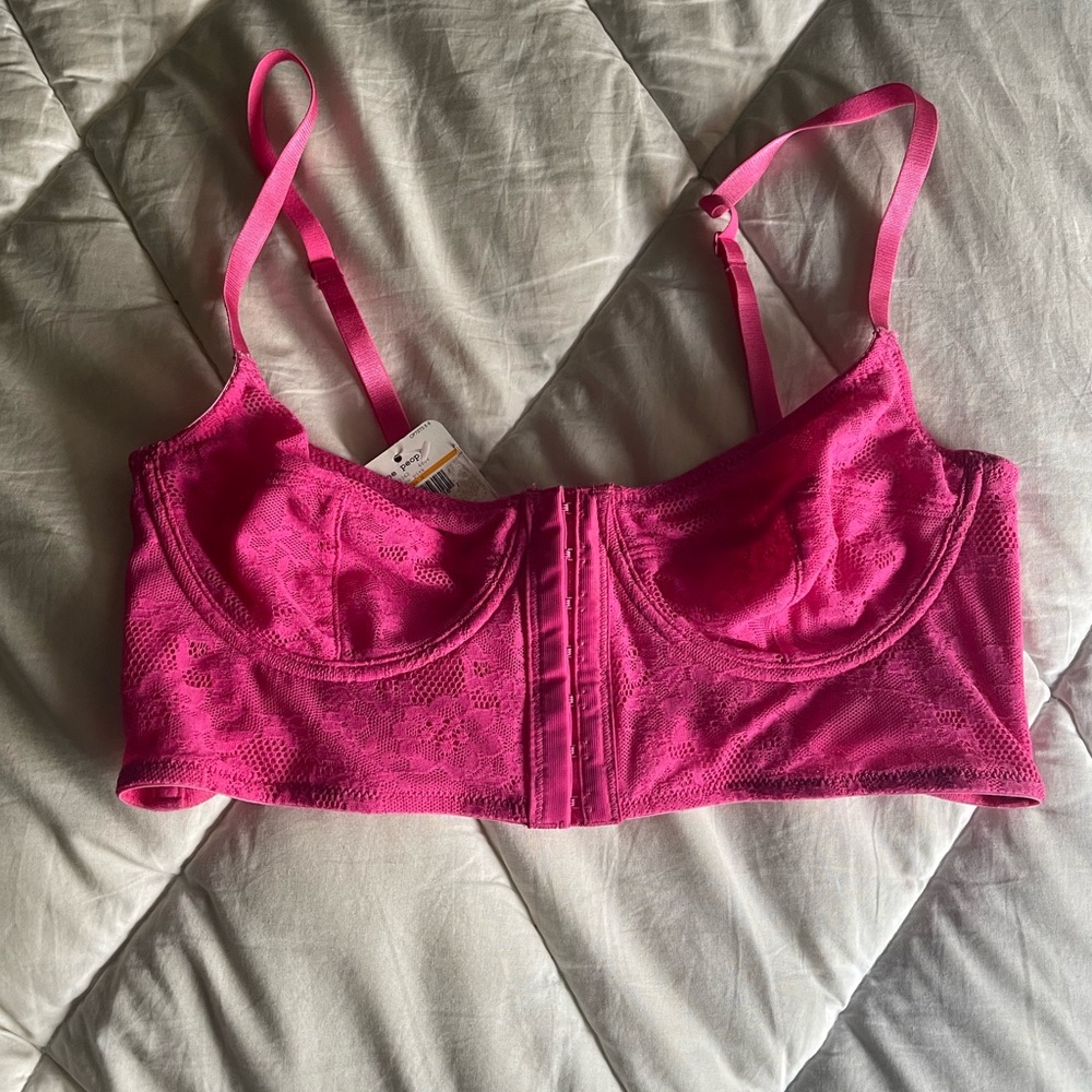 Free People Corset Crop Bra